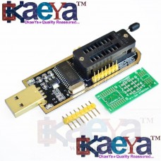 OkaeYa CH341A 24 25 Series EEPROM Flash BIOS USB Programmer with Software & Driver